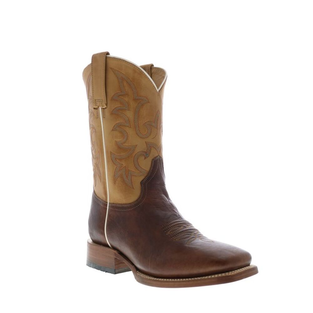 Stetson Mens Obadiah Bullhide Brown Boots (NWT) - Picture 2 of 7